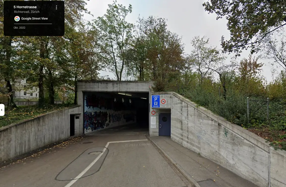 Parkhaus Horn Richterswil, Mantrailing